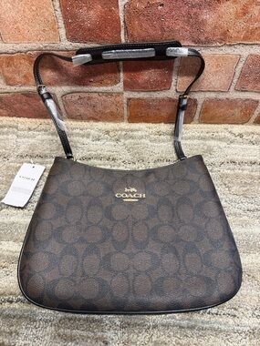 Coach Brown Signature brown & black bag